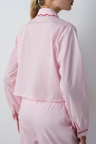 Chemisier de pyjama Paoly - Rose