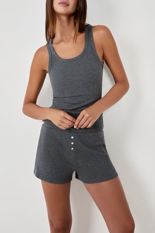 Pyjamashort Colyn - Antraciet