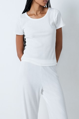 Pyjamashirt Colyn - Wit