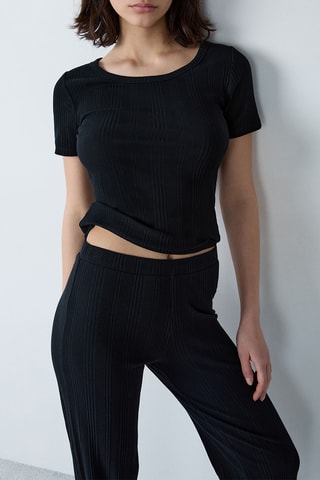Pyjamashirt Colyn - Zwart