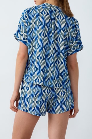 Chemise de pyjama Ilian - Bleu foncé