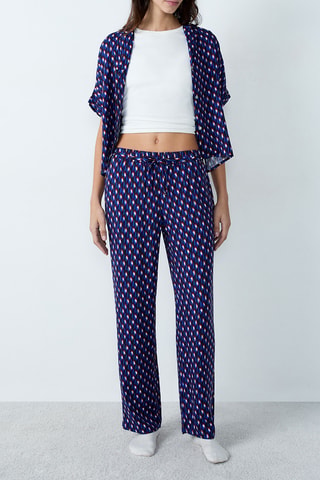 Pantalon de pyjama Beryl - Bleu foncé