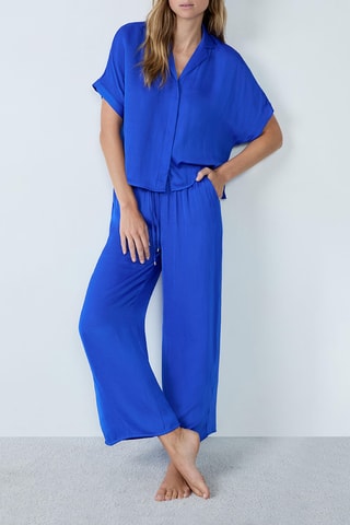 Pyjamablouse Bluesa - Koningsblauw