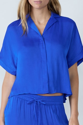 Pyjamablouse Bluesa - Koningsblauw
