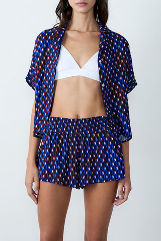 Short de pyjama Beryl - Bleu foncé