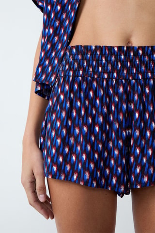 Short de pyjama Beryl - Bleu foncé