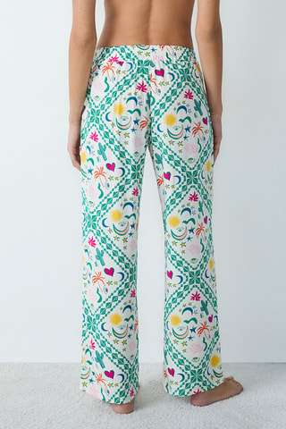 Pantalon de pyjama Fadella - Vert clair