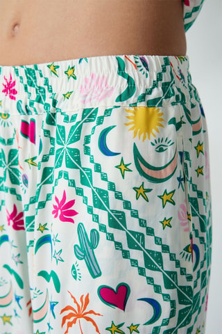 Pantalon de pyjama Fadella - Vert clair