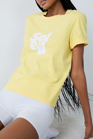 Pyjamashirt Ella - Geel
