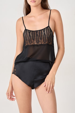 Caraco de pyjama Virtuose - Noir