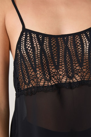 Caraco de pyjama Virtuose - Noir