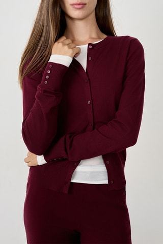 Vest Gilane - Bordeauxrood