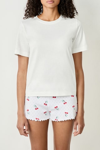 Pyjamashirt Camil - Wit