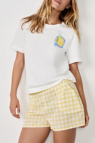 Pyjamashirt Celal - Wit