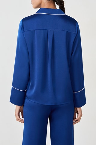 Chemise de pyjama Damaris - Bleu marine
