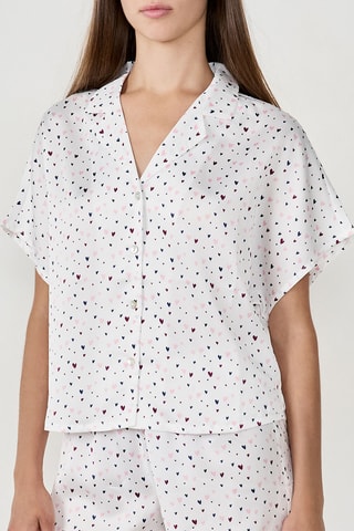 Chemise de pyjama Dreams - Blanc