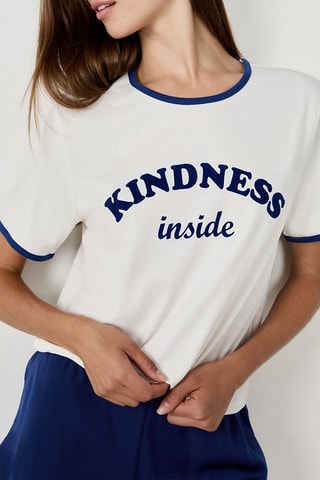 Pyjamashirt Diness - Wit