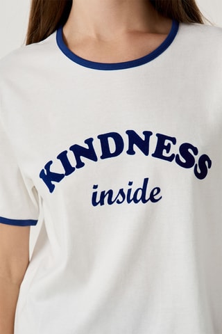 Pyjamashirt Diness - Wit