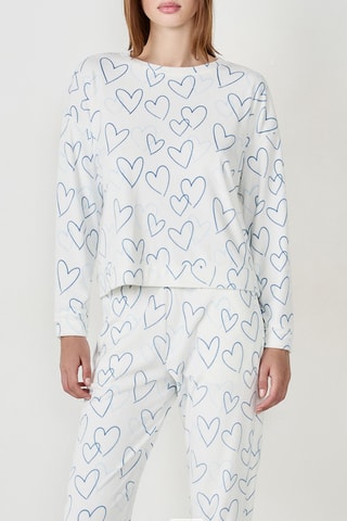 T-shirt de pyjama Dowy - Blanc