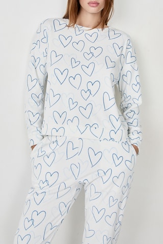 T-shirt de pyjama Dowy - Blanc
