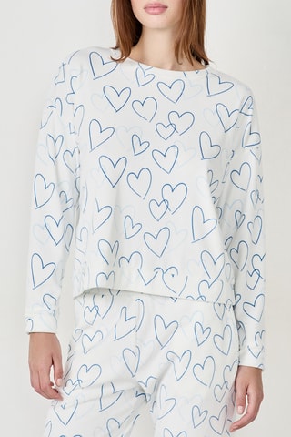 T-shirt de pyjama Dowy - Blanc