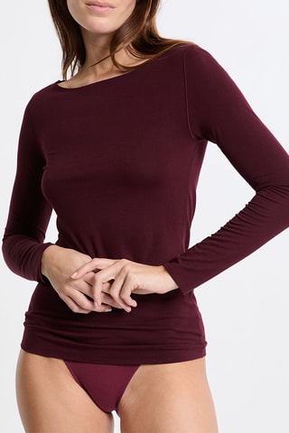 T-shirt Warme Up - Bordeauxrood