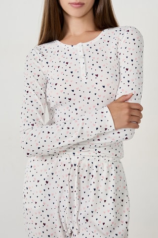 T-shirt de pyjama Dovy - Blanc