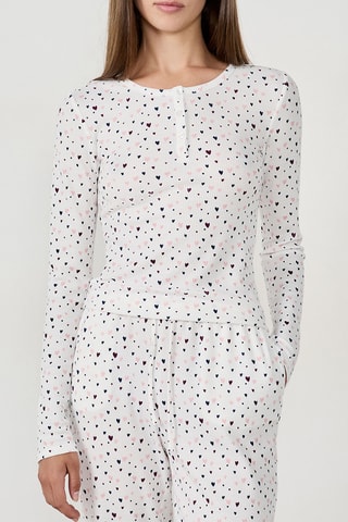 T-shirt de pyjama Dovy - Blanc