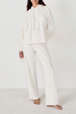 Sweat à capuche Galikan - Ecru