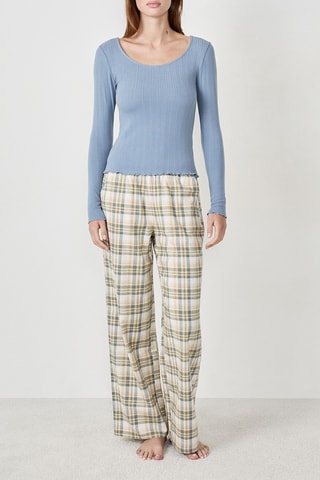 Pyjamashirt Betty - Hemelsblauw