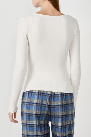 Pyjamashirt Betty - Ecru