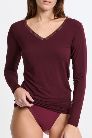 T-shirt Warme Up - Bordeauxrood