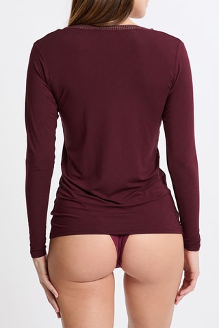 T-shirt Warme Up - Bordeauxrood