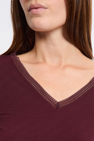 T-shirt Warme Up - Bordeauxrood