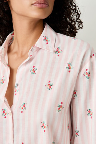 Pyjamablouse Raya - Roze