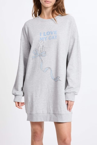Sweater-jurk Lukas - Gemêleerd Grijs