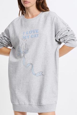 Sweater-jurk Lukas - Gemêleerd Grijs