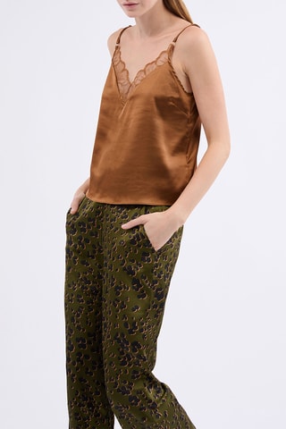 Pyjamahemd Dahlia - Bruin