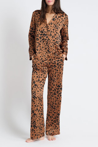 Chemise de pyjama Laina - Marron