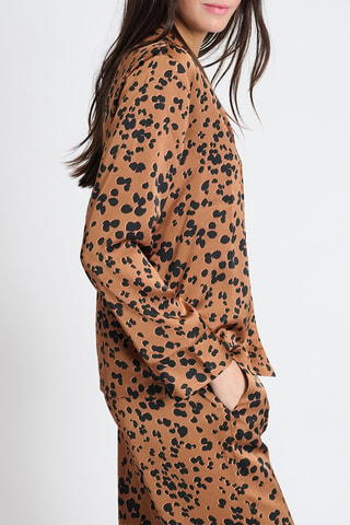Chemise de pyjama Laina - Marron