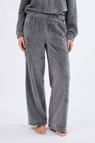 Velours Pyjamabroek Matilda - Antraciet