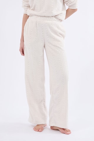 Velours Pyjamabroek Matilda - Ecru