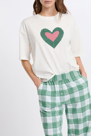 Pyjamashirt Parisia - Wit