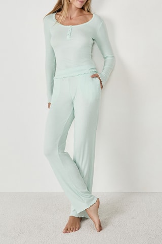 Pantalon de pyjama Liham - Vert d’eau
