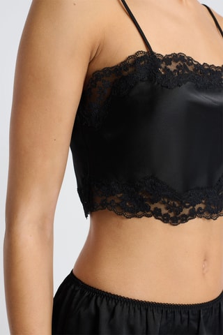 Crop top Revelation - Noir