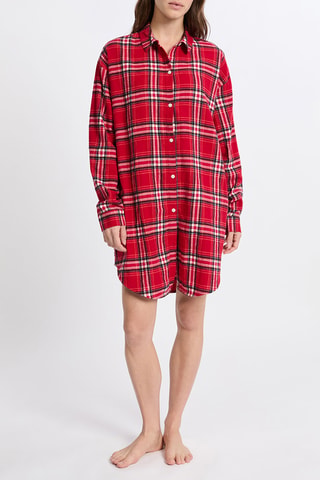 Robe chemise Palmyre - Rouge