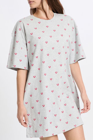 Chemise de nuit Paisha - Gris chiné