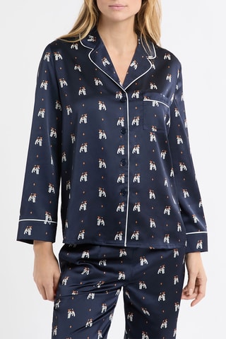 Chemise de pyjama Hailey - Bleu foncé