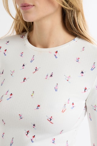 Top de pyjama Wik - Ecru