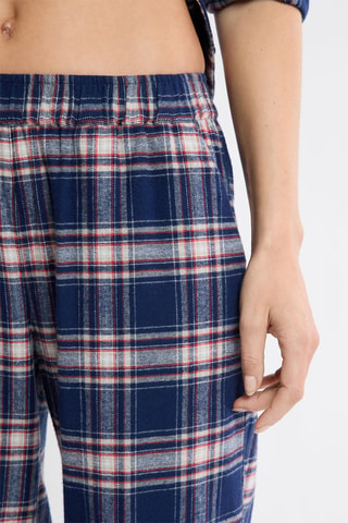 Pyjamabroek Wafa - Marineblauw